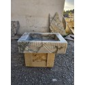 Calacatta Monet Marble Washbasin, Powder Room Marble Vanity