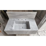 White Marble Sink Wi...