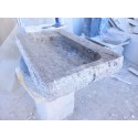 Silver Travertine Marble Sink, Wall Mounted Washbasin
