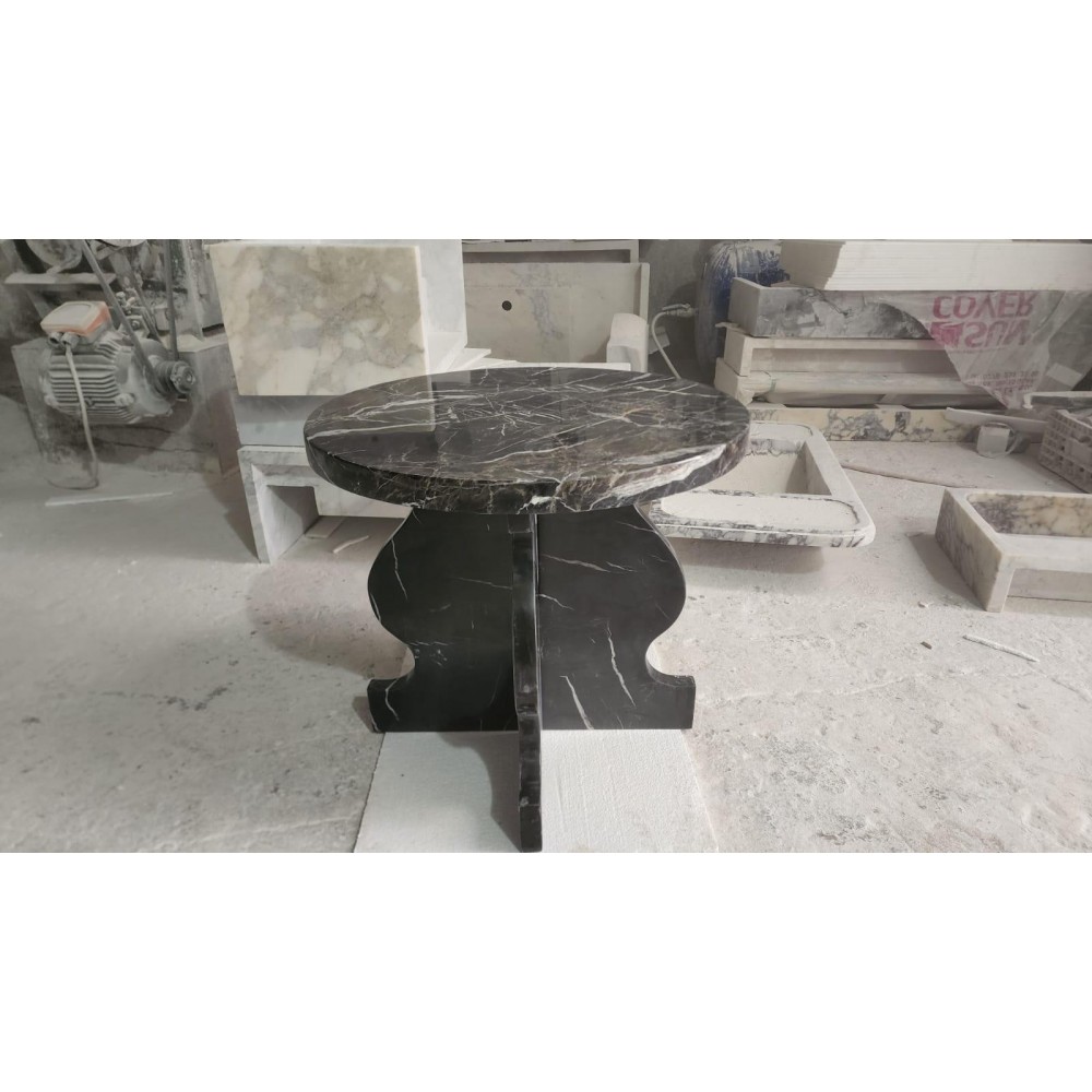 Nero Marquina Marble Coffe Table