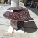 Rosso Levanto Marble Table