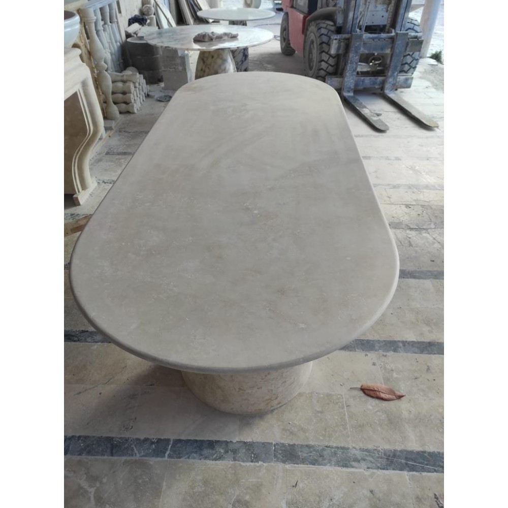 Travertine Dinner Marble Table