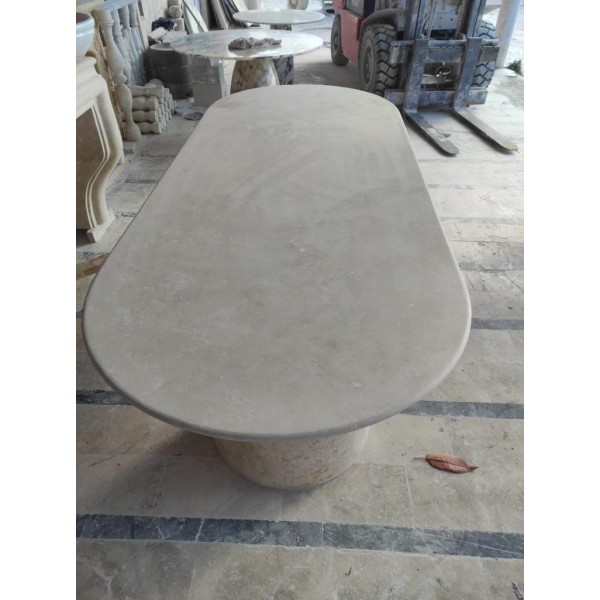 Travertine Dinner Marble Table