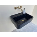 Nero Marquina Marble Sink, Black Marble Sink, Handmade Marble Vanity