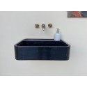 Nero Marquina Marble Sink, Black Marble Sink, Handmade Marble Vanity