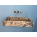 Calacatta Antique Sink, Wall Mounted Marble Sink