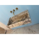 Calacatta Antique Sink, Wall Mounted Marble Sink