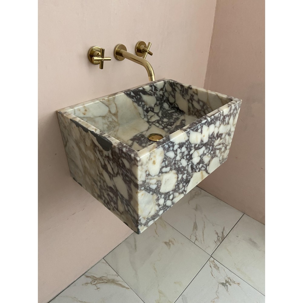 Calacatta Marble Vanity Sink, Custom Order Washbasin