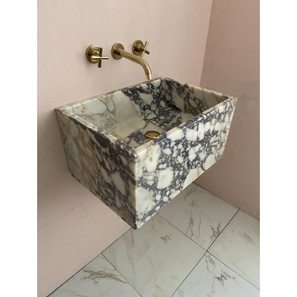 Calacatta Marble Vanity Sink, Custom Order Washbasin
