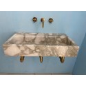 Caalcatta Monet Marble Sink Powder Room Marble Sink
