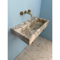Caalcatta Monet Marble Sink Powder Room Marble Sink