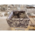 Calacatta Viola Square Marble Sink, Custom Order Sink Basin