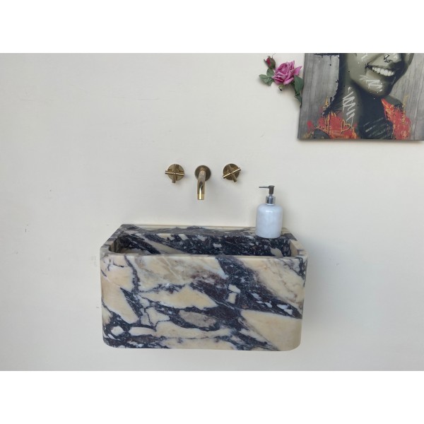 Calacatta Violet Marble Sink, Custom Order Sink