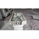Custom Calacatta Viola Sink, Monet Marble Sink Hand Carved