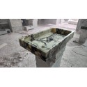 Custom Calacatta Viola Sink, Monet Marble Sink Hand Carved