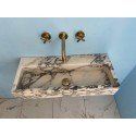 Custom Size Marble Sink, Monet Marble Sink Hand Carved