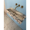 Custom Size Marble Sink, Monet Marble Sink Hand Carved