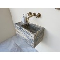 Dark Violet Marble Sink , Antique Marble Sink