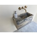 Dark Violet Marble Sink , Antique Marble Sink