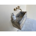 Dark Violet Marble Sink , Antique Marble Sink
