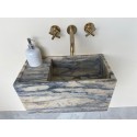 Dark Violet Marble Sink , Antique Marble Sink