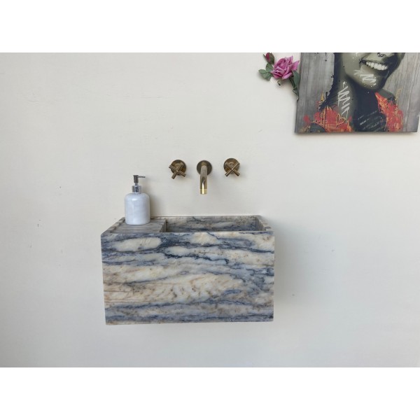 Dark Violet Marble Sink , Antique Marble Sink