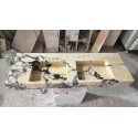 Double Marble Sink, Monet Marble Washbasin, Large Marble Washbasin