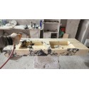 Double Marble Sink, Monet Marble Washbasin, Large Marble Washbasin