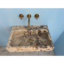 Calacatta Gold Marble Vanity, Powder Room Marble Sink Basin