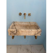 Gold Marble Sink, Po...