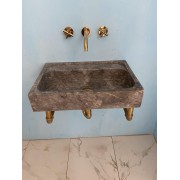 Gray Marble Sink, Fa...