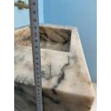Marble Veined Sink Basin, Calacatta Violet Marble Sink