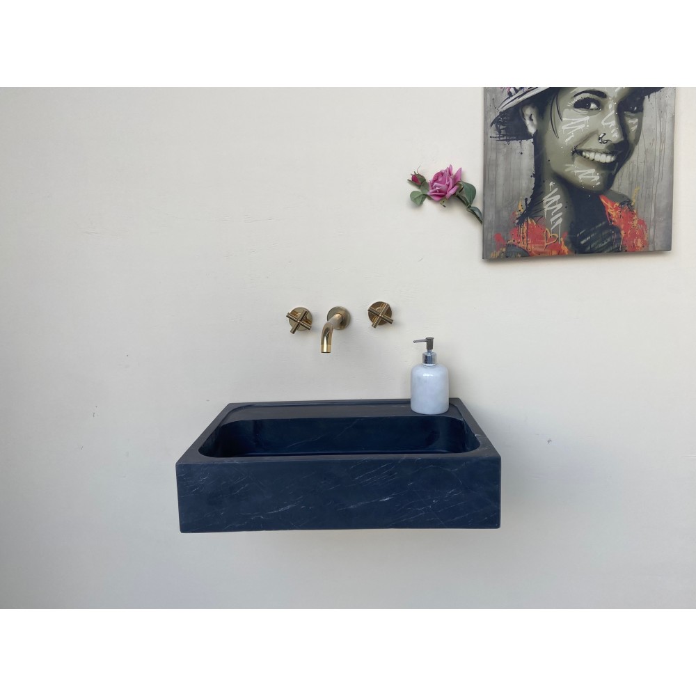 Pietra Gray Marble Sink, Custom Order Marble Sink