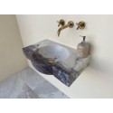 Custom Order Lilac Marble Sink, Powder Room Marble Sink Basin