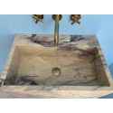 Purple Marble Sink, Wall Mounted Marble Sİnk