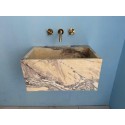 Purple Marble Sink, Wall Mounted Marble Sİnk