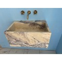 Purple Marble Sink, Wall Mounted Marble Sİnk