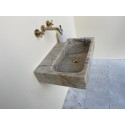 Violet Gold Marble Sink , Calacatta Sink, Powder Room Marble Sink