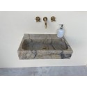 Violet Gold Marble Sink , Calacatta Sink, Powder Room Marble Sink