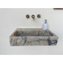 Violet Gold Marble Sink , Calacatta Sink, Powder Room Marble Sink