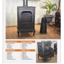 Cast Iron Wood Stove, Handmade Wood Burning Stove