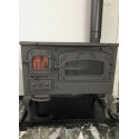 Wood Burning Cast Iron Fireplace With Oven, Handmade Oven