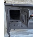 Wood Burning Cast Iron Fireplace With Oven, Handmade Oven