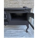 Wood Burning Cast Iron Fireplace With Oven, Handmade Oven