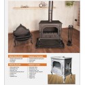 Wood Burning Stove With Oven, Large Stove