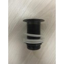 Black Brass P-Trap Set, Black Drain Pipe