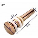 Copper Tone Brass Drain Pipe