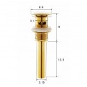 Gold Brass Drain Pipe