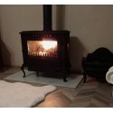 Cast Iron Fireplace, Handmade Stove