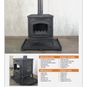 Coal And Wood Stove, And Oven